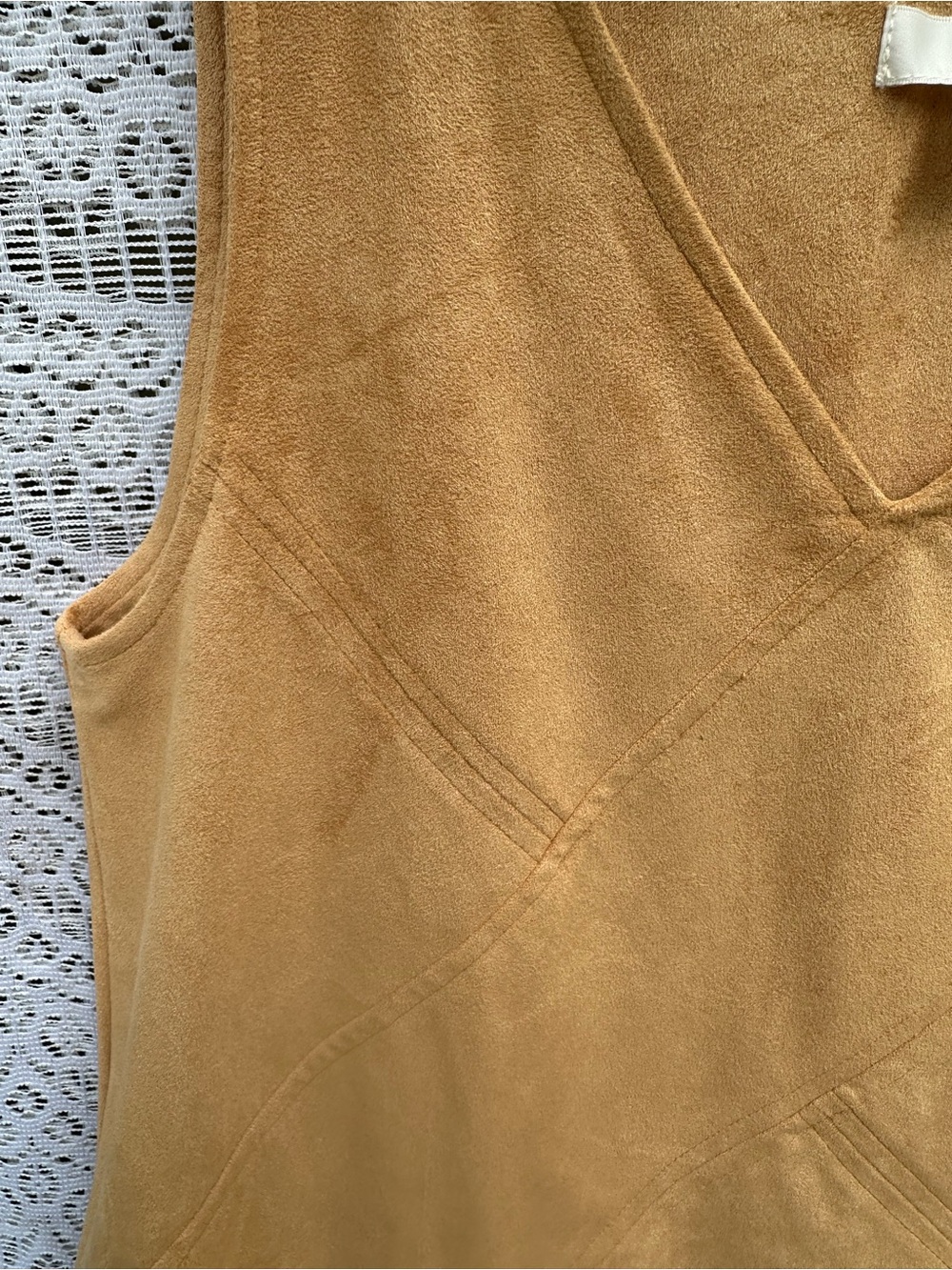 Gold “C” Brand Ultrasuede Spandex modified Dress - Picture 6 of 16